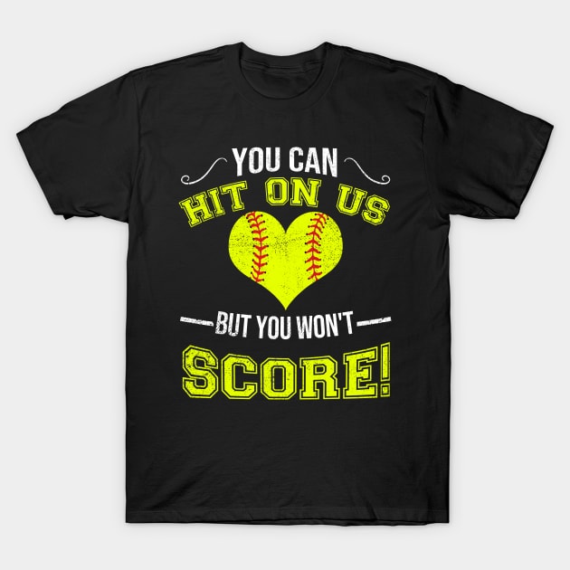 Softball Saying For Pitcher and Catcher T-Shirt by tobzz